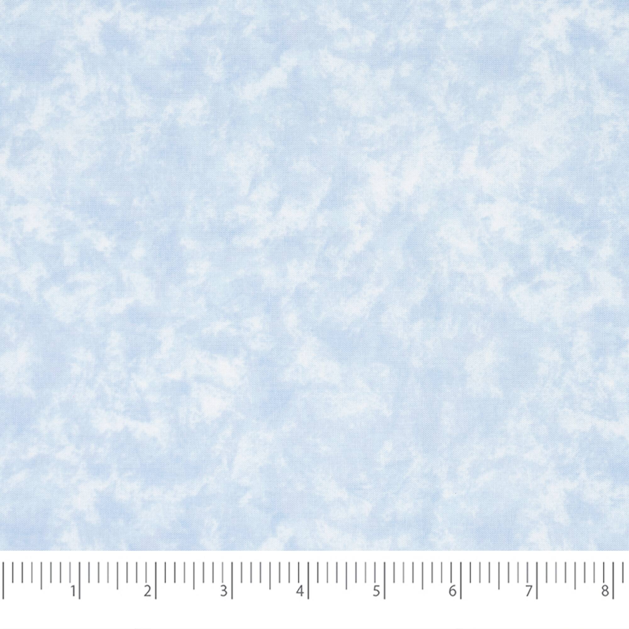SINGER Christmas Blue Tonal Blender Cotton Fabric Fat Quarter Bundle